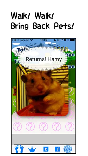 Capture d'écran de Podomètre Bring Back My Pets! sur iPhone 2