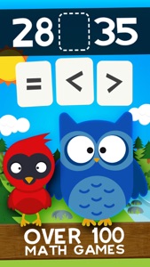 Animal Second Grade Math Games screenshot #1 for iPhone