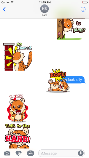 Little TIGEr Animated Stickers(圖4)-速報App