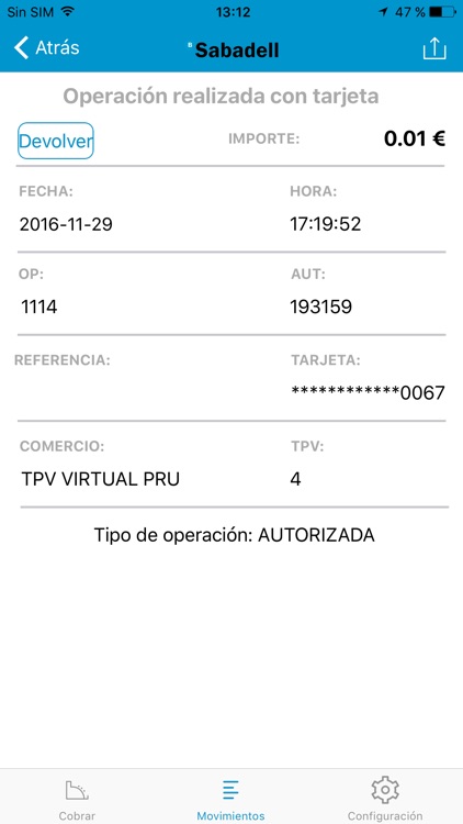 TPV Móvil Sabadell Phone