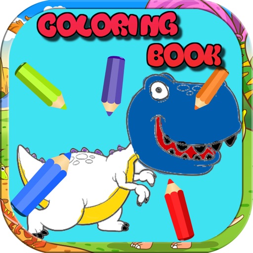 Coloring Book for Little Kids - Dinosaur Animals icon