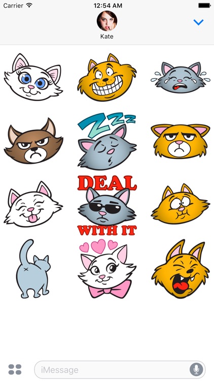 Cat Cartoon Stickers