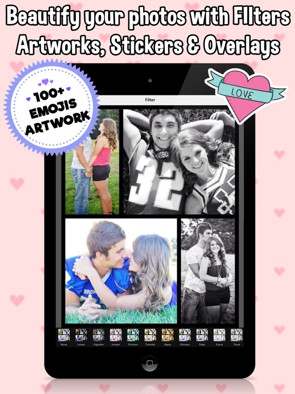 Screenshot #6 pour Valentine's Day 2017 Collage Editor & Photo Frames