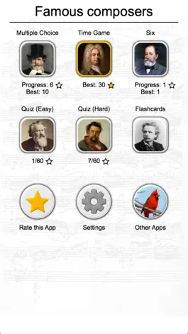 Game screenshot Famous Composers of Classical Music: Portrait Quiz hack