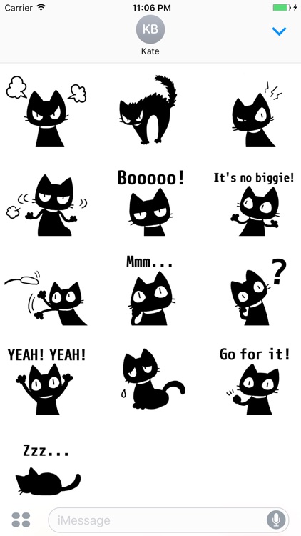 The Black Cat Sticker