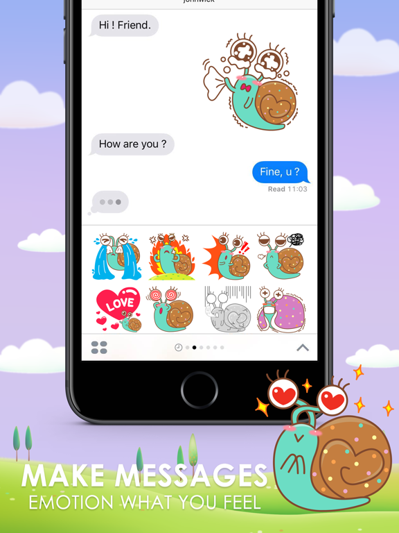 Screenshot #5 pour MOOMOO สติกเกอร์ สำหรับ iMessage