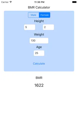 Game screenshot BMR Calculator - Basal Metabolic Rate Calc Resting apk