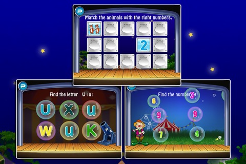ABC Circus- Alphabet&Number Learning Games kidsのおすすめ画像4