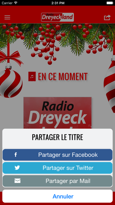 Screenshot #3 pour Radio Dreyeckland Noel