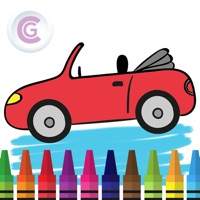 Mini Car Coloring - 子どもためにミニ カーゲーム アプリ 塗り絵