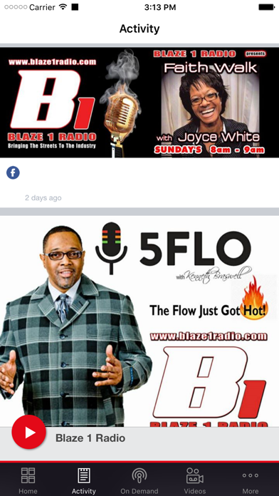 Screenshot #2 pour Blaze 1 Radio