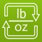 A handy app to convert between pounds and ounces