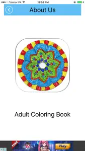 Adult Coloring Book for Stress Releaved screenshot #1 for iPhone