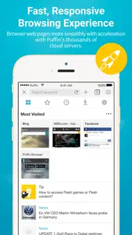 Puffin Browser Pro iphone resimleri 1