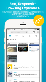 Puffin Browser Pro screenshot
