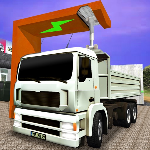 Construction Material Transport Truck Simulator 3D Icon