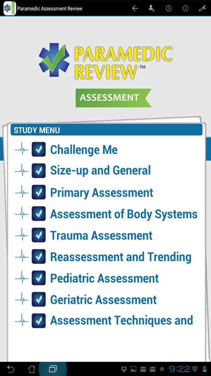 Paramedic Assessment Review