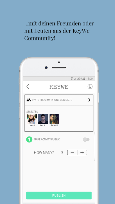 Screenshot #3 pour KeyWe - How People Meet