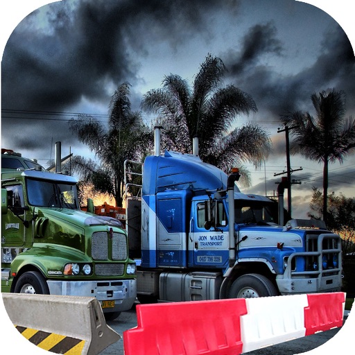 3D Loader Truck Parking icon