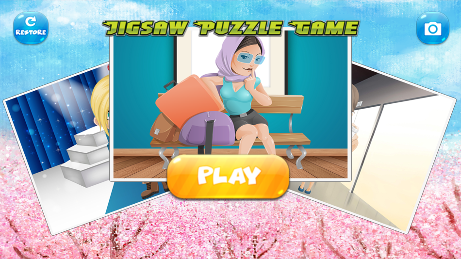 girls jigsaw puzzle cartoon games - 1.0 - (iOS)