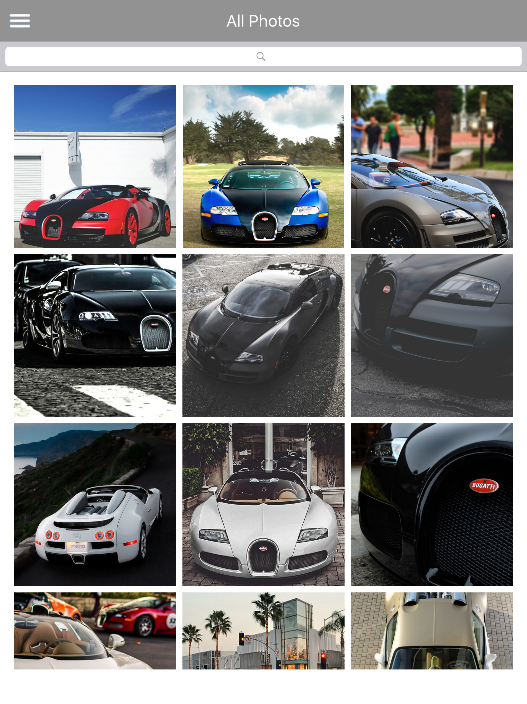 HD Car Wallpapers - Bugatti Veyron Edition
