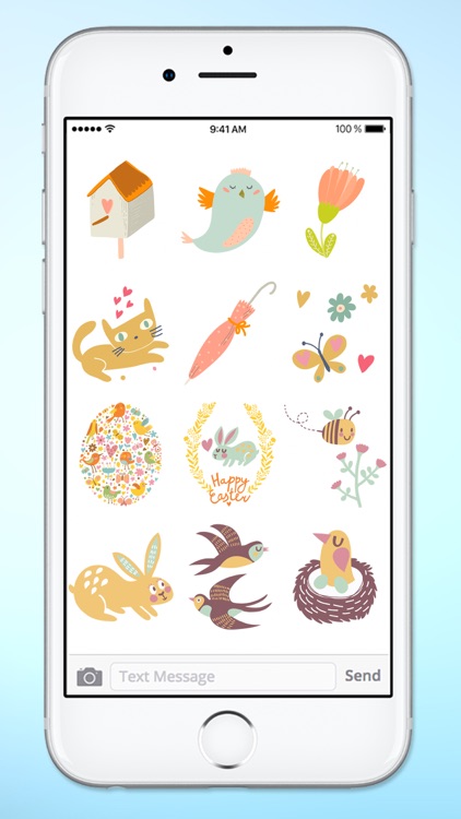 Spring and Easter Animals and More Sticker Pack screenshot-4