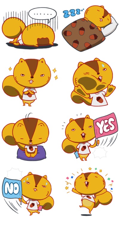 Squirrel Stickers