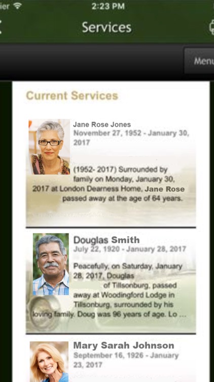 Ostrander's Funeral Home screenshot-3