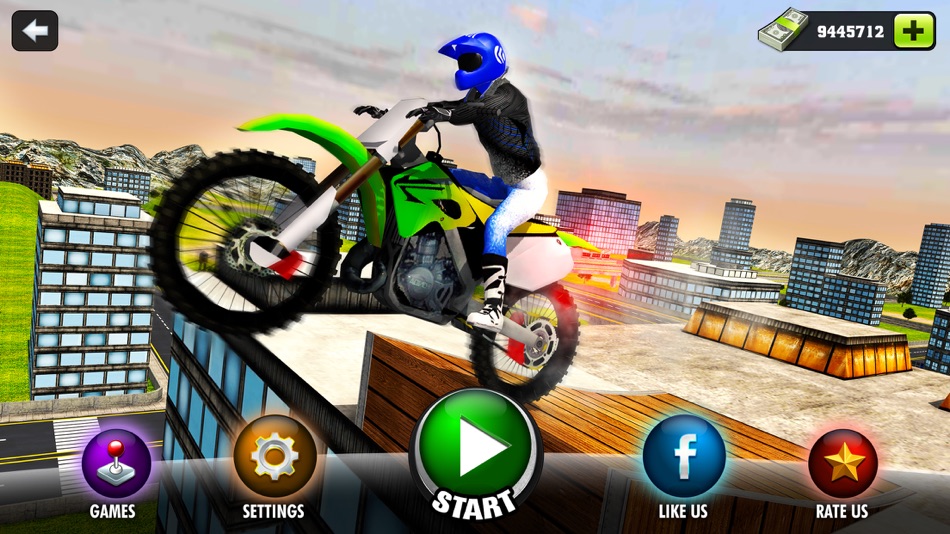 Rooftop Motorbike Rider - Furious Stunts Driving - 1.0 - (iOS)