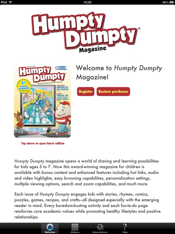 Screenshot #5 pour Humpty Dumpty Magazine