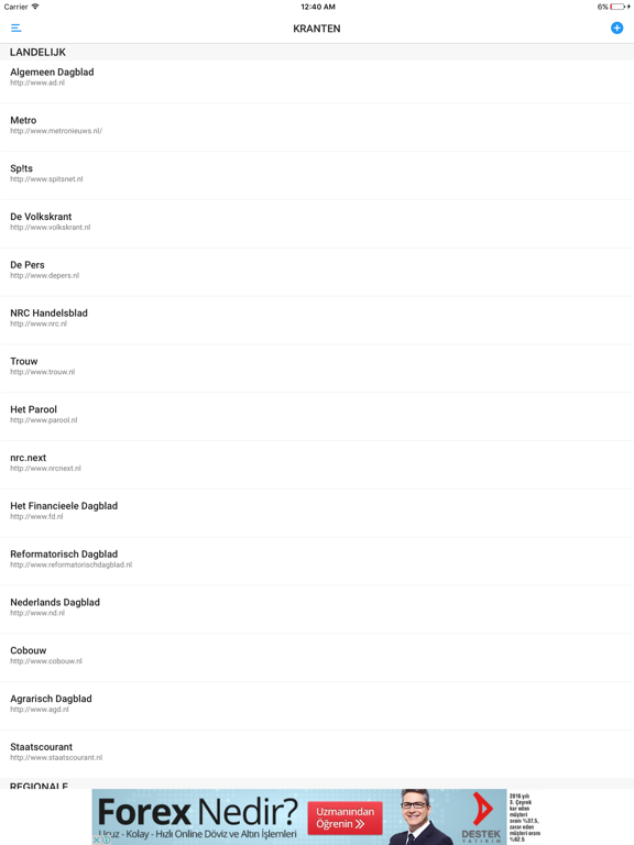 Screenshot #4 pour KRANTEN en TIJDSCHRIFTEN