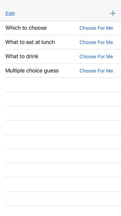 Choose For Me - Random Choice Maker