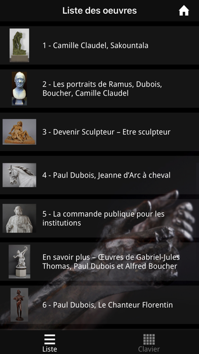 Screenshot #3 pour Musée Camille Claudel