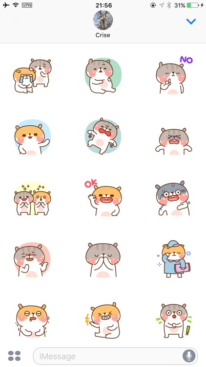 Hamstermoji Stickers for imessages