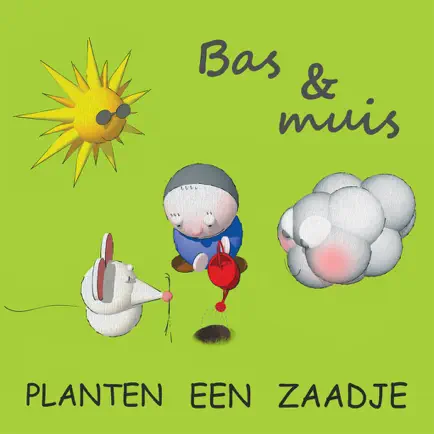 Bas en muis Planten een zaadje Читы
