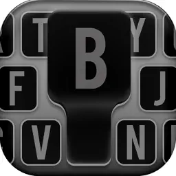 Black keyboard Themes – Cool Fonts Changer app icon
