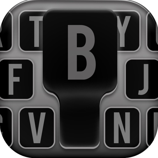 Black keyboard Themes – Cool Fonts Changer icon