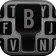 Black keyboard Themes – Cool Fonts Changer app icon - Utilities app for iPhone