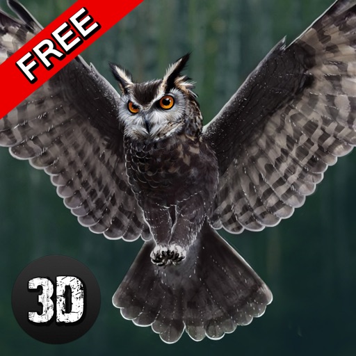 Flying Owl Bird Survival Simulator 3D icon