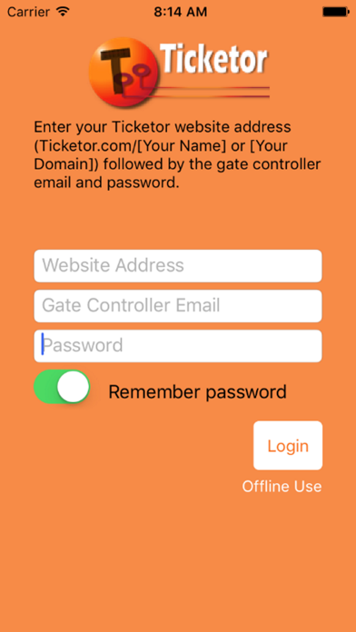 How to cancel & delete Ticketor Gate from iphone & ipad 1