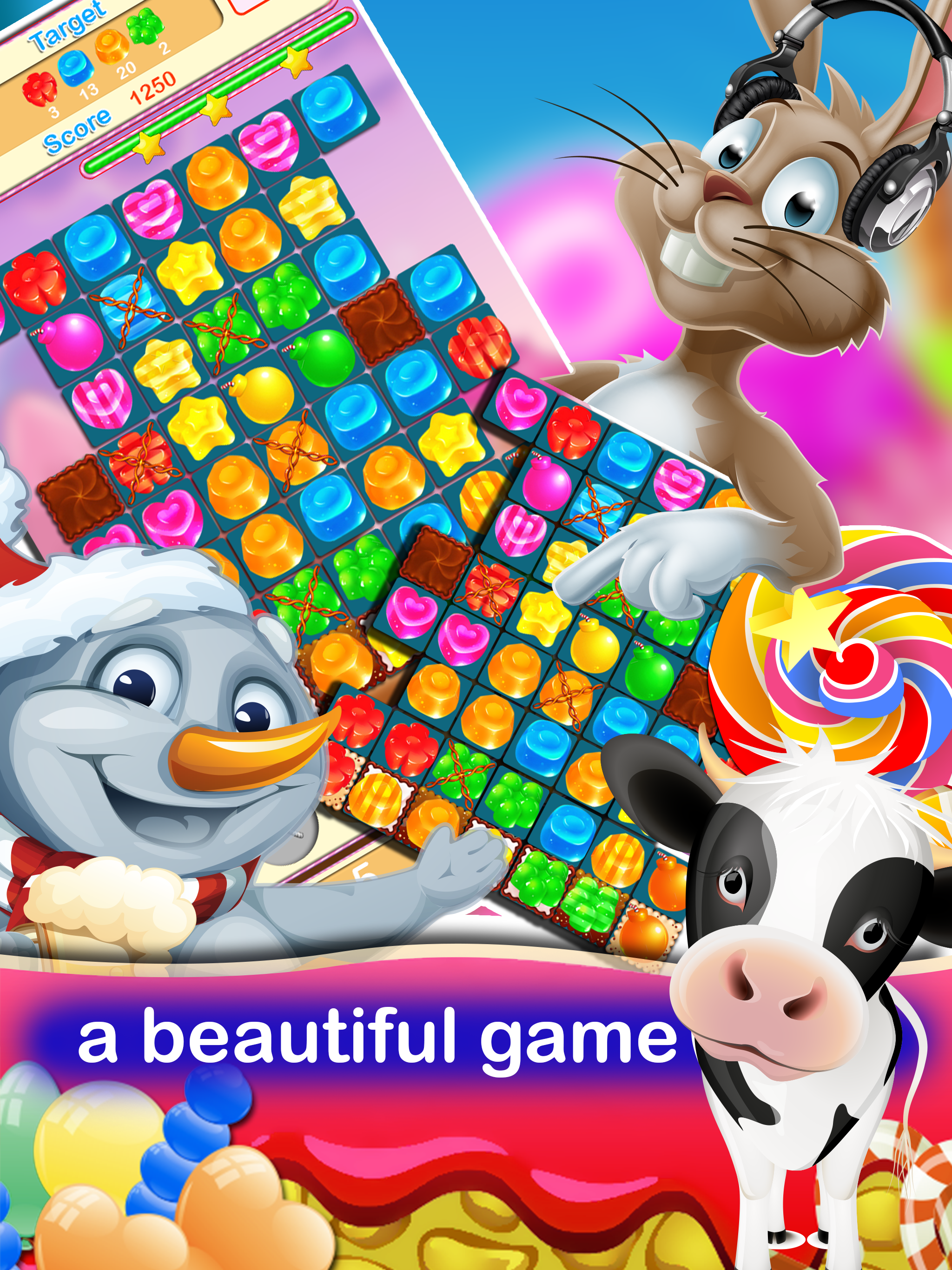 Candy Heroes Match 3 game
