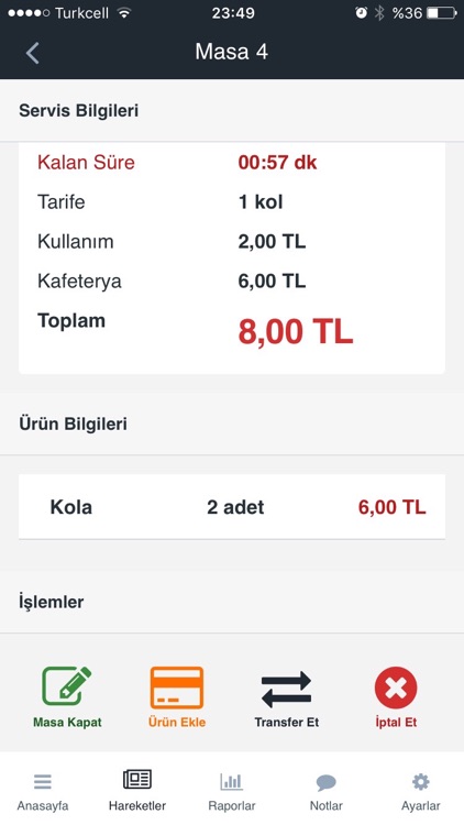 CafePS - Playstation Cafe Takip Programı