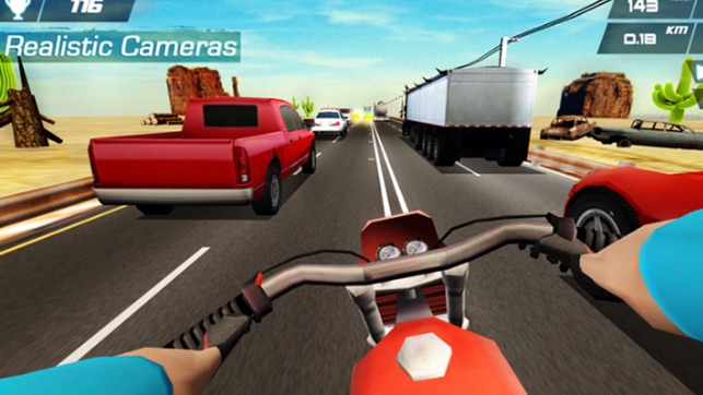 Moto Traffic Racer 3D Free(圖1)-速報App