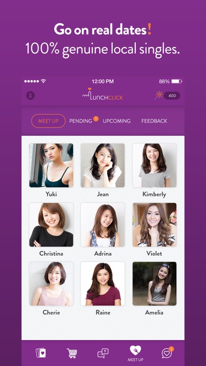 Lunch dating app
