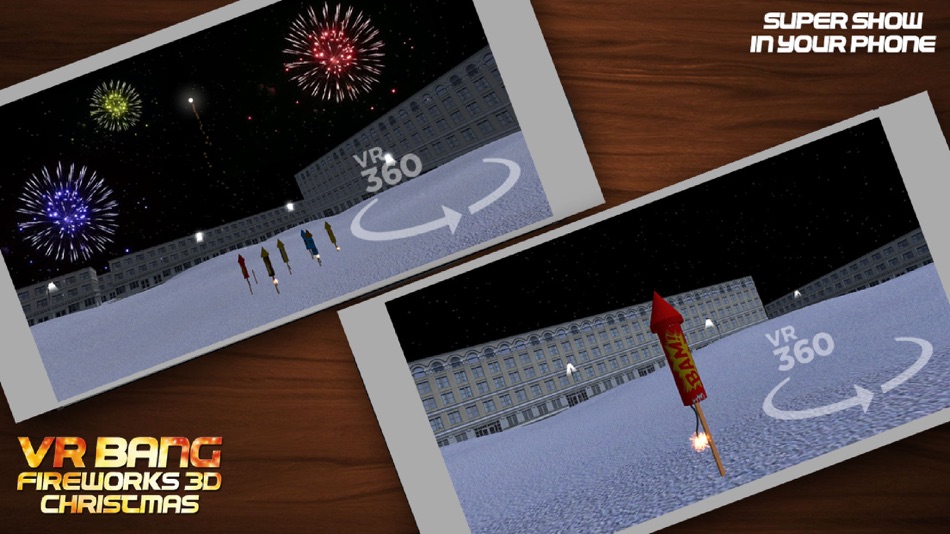 VR Bang Fireworks 3D Christmas - 1.0 - (iOS)