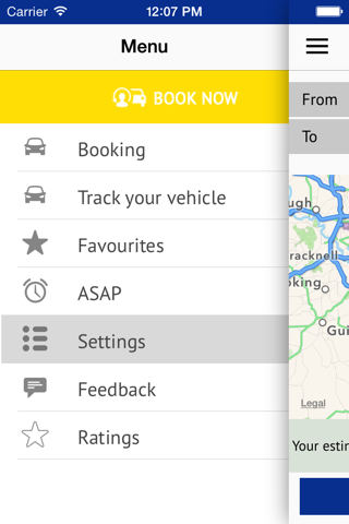Woking Taxis screenshot 3