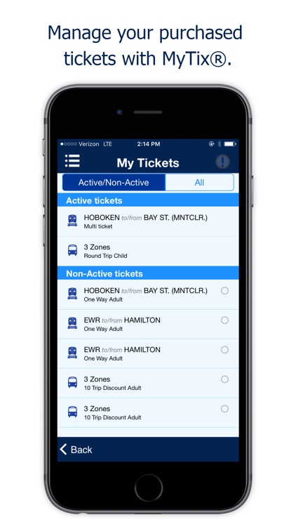 NJ TRANSIT Mobile App