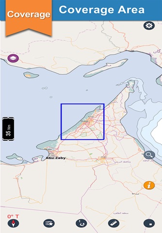 Boating Dubai Nautical charts - náhled