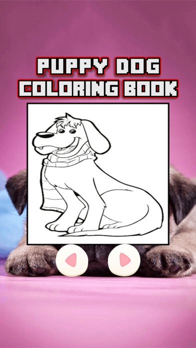 Puppy Dog Coloring Pages Animals Painting Drawing screenshot 2