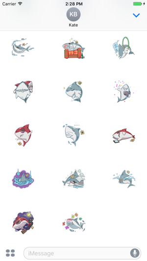 Happy Shark Sticker(圖3)-速報App